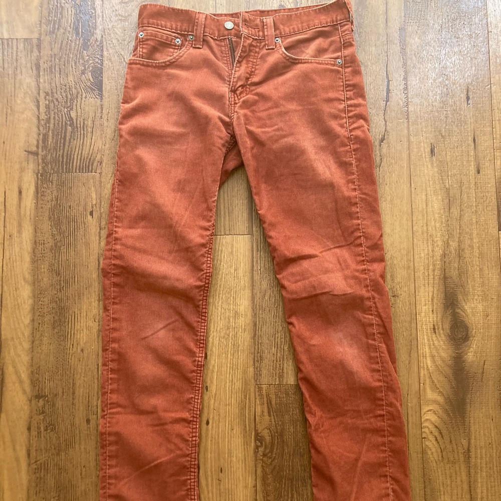 29 30 Men’s LEVI corduroy Rust Orange